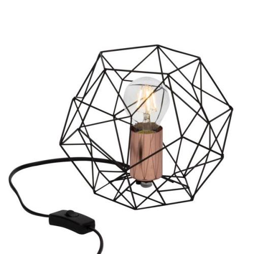 Tischlampe Synergy mit Käfigschirm