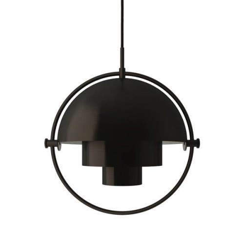 GUBI Hängeleuchte Multi-Lite, Ø 27 cm, schwarz/schwarz