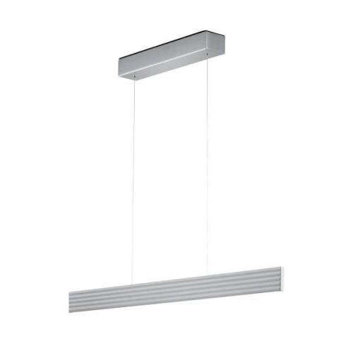 LED-Hängeleuchte Fara, up/down, Länge 92cm nickel