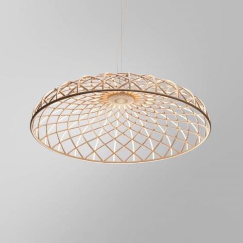 FLOS Skynest LED-Hängeleuchte hellbraun Ø 90,4 cm Kunststoff