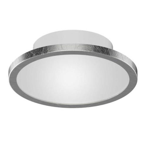 LIGHTME LED-Deckenleuchte Aqua Ø14,7cm blattsilber