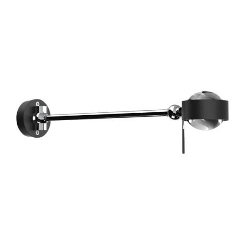 Puk Mini Hotel LED 30cm Linsen klar, schwarz/chrom