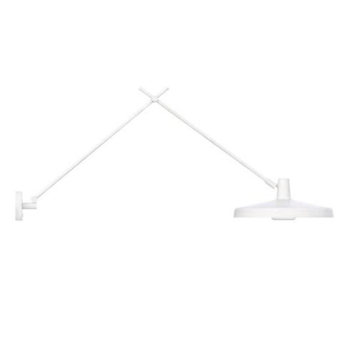 GRUPA Arigato Wandlampe 1-flammig 140cm Ø45cm weiß