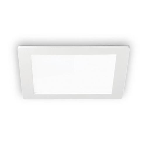 LED-Deckeneinbauleuchte Groove square 16,8x16,8 cm