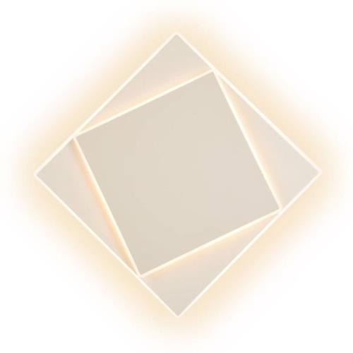 LED-Wandleuchte Dakla, weiß, 28x28 cm