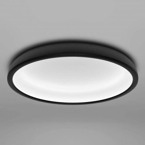 LED-Deckenleuchte Reflexio, Ø 46cm, schwarz
