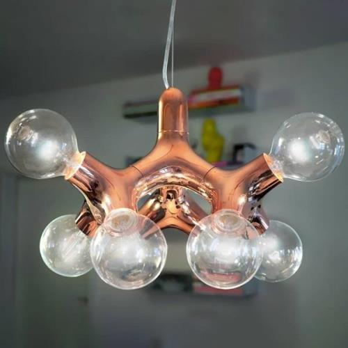 next DNA Chandelier - Designer-Kronleuchter kupfer