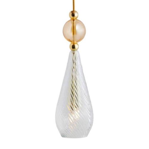 EBB & FLOW Smykke M gold crystal swirl gold-rauch