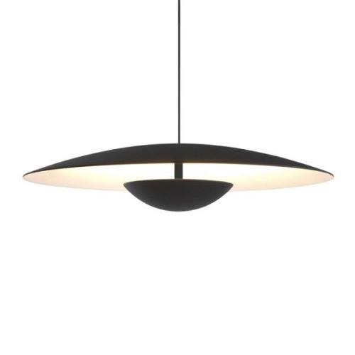 MARSET Ginger LED-Pendel, Triac Ø42cm schwarz/weiß