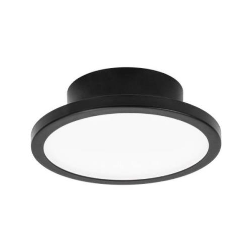 LIGHTME LED-Deckenleuchte Aqua Ø 14,7cm schwarz