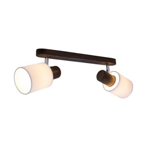 Envostar Nale 2 Deckenlampe 2fl. Kiefer nussbaum