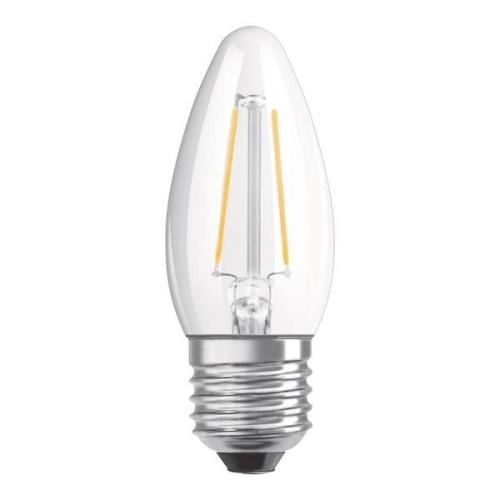 OSRAM LED-Kerzenlampe E27 4W warmweiß dimmbar klar