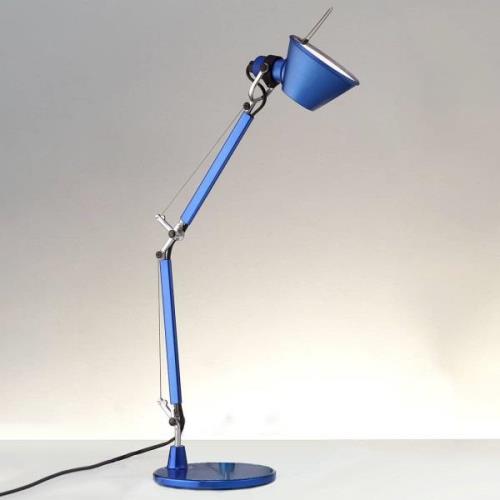 Artemide Tolomeo Micro Tischleuchte, blau-metallic