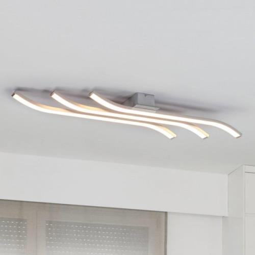 LED-Deckenlampe Largo 3-flg.83 cm alu