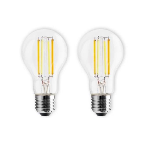 LED-Lampe E27 7W Filament dimmbar CCT Tuya 2er-Set