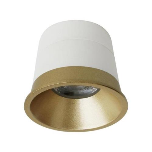 MEGATRON LED-Modul Koin Flex dim GU10 4,9W Aufsatzring gold