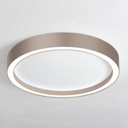 Bopp Aura LED-Deckenleuchte Ø 55cm weiß/taupe