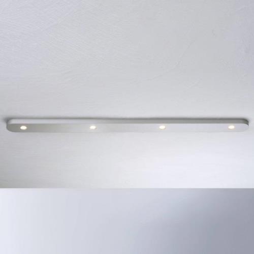 Bopp Close LED-Deckenleuchte vierflammig, alu