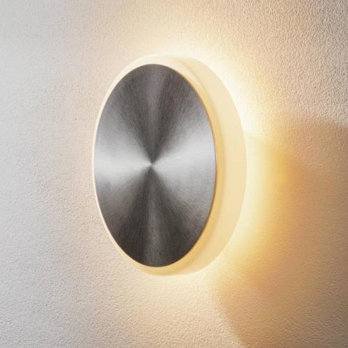 BANKAMP Button LED-Wandleuchte 33cm alu