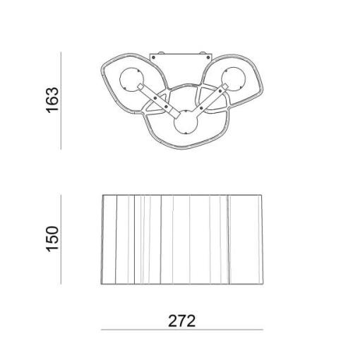 LED-Wandleuchte Honey 27,2 cm