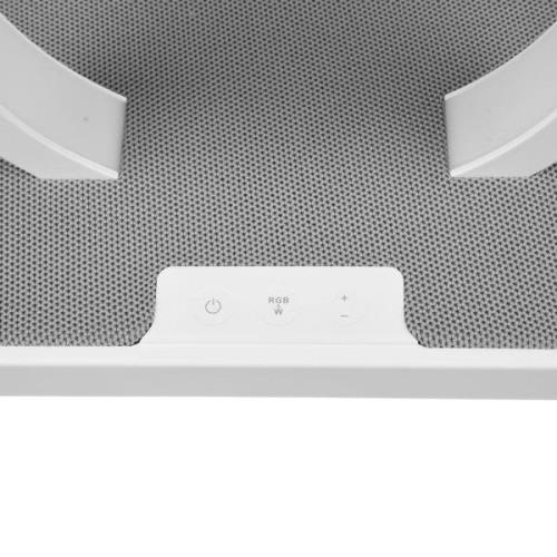 LED-Tischleuchte Beat mit Akku, RGBW, weiß matt