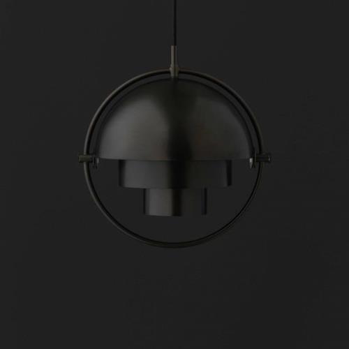 GUBI Hängeleuchte Multi-Lite, Ø 36 cm, schwarz/schwarz