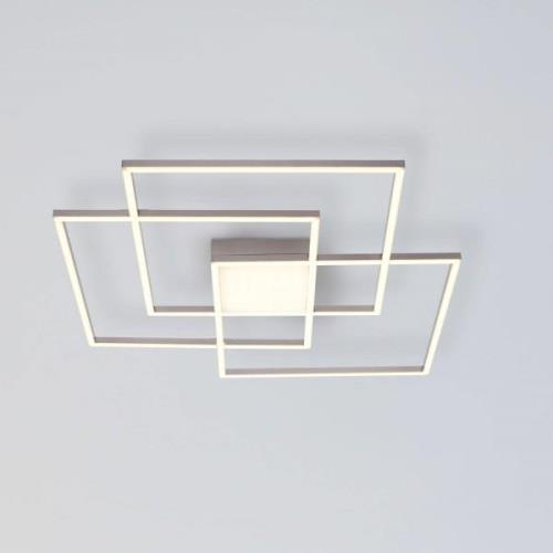 LED-Deckenleuchte Asmin, CCT, stahl, 75x75cm