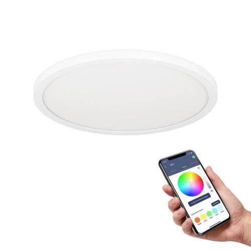 EGLO connect Rovito-Z Deckenlampe weiß, Ø 29,5cm