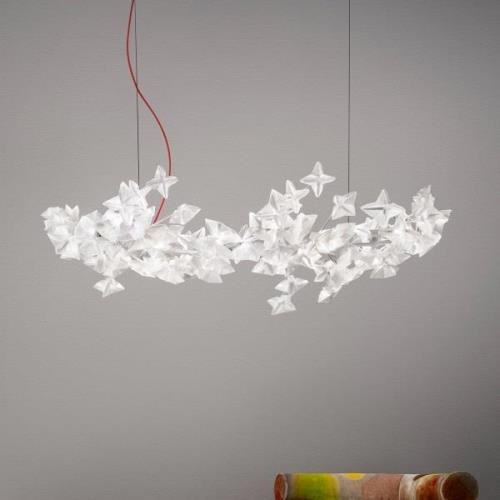 Slamp Hanami Suspension Hängelampe, rotes Kabel