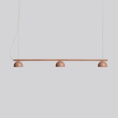 Northern Blush LED-Hängeleuchte, 3-flg., beige