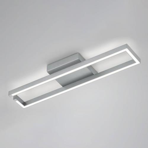 LED-Deckenleuchte Yoko, up/down, 70x13,5 cm, nickel