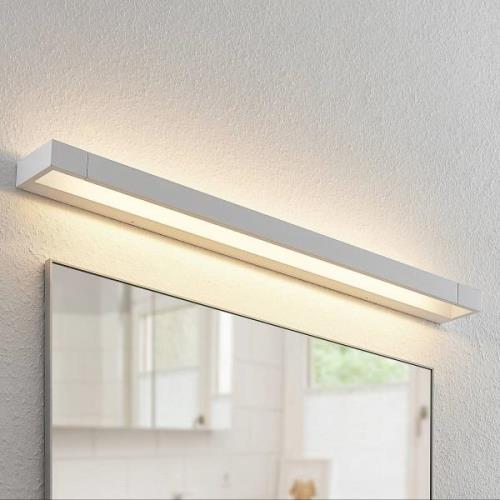 Arcchio Jora LED-Bad- und Spiegelleuchte, IP44, weiß, 90 cm