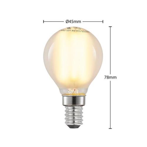 LED-Lampe E14 4W 2.700K Tropfen matt dimmbar