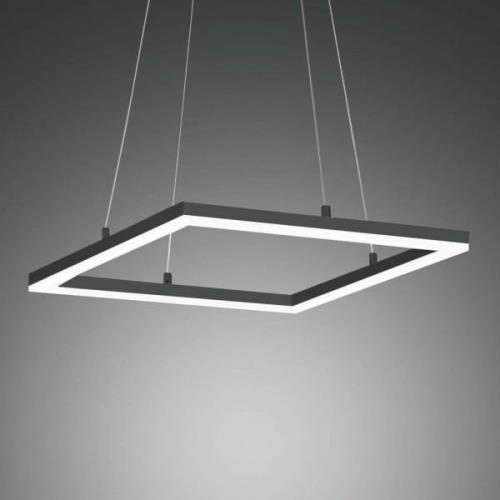 LED-Pendelleuchte Bard 42x42 cm, anthrazit