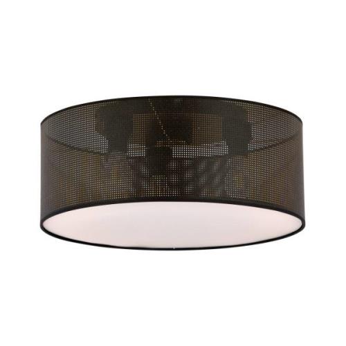 Deckenlampe Aston, Ø 50 cm, schwarz/gold