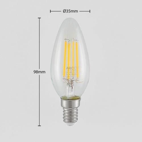 LED-Lampe E14 Filament 4W 2.700K 3-Step-Dimmer