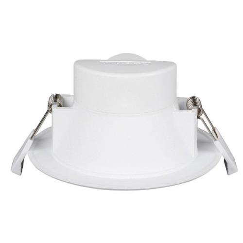 Prios LED-Einbaulampe Rida, 9,7cm 7W, 10er-Set, CCT, dimmbar