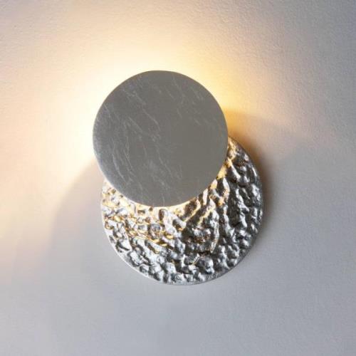 LED-Wandleuchte Coronare Piccolo, silber