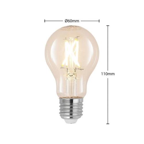 LED-Lampe E27 4W 2.700K Filament dimmbar klar 2er