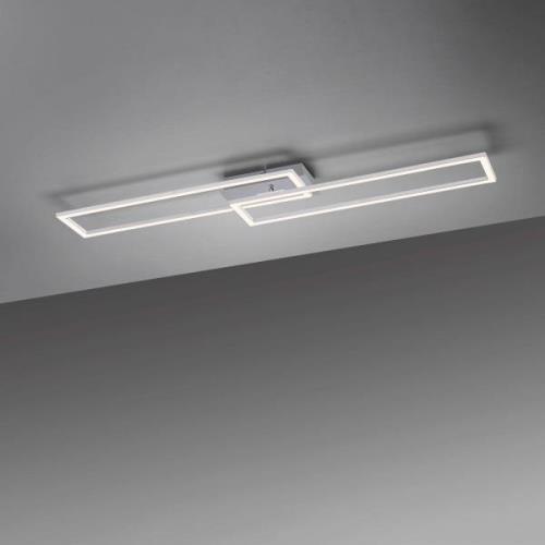 LED-Deckenleuchte Iven, stahl, dim, 101,6x19,8cm