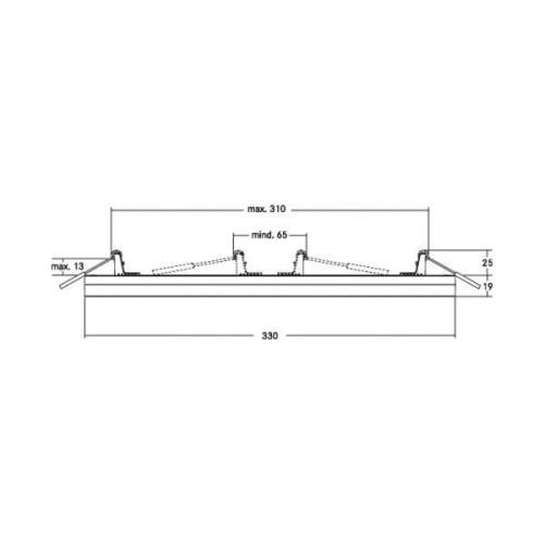 BRUMBERG Moon Maxi LED-Deckenpanel RC CCT Ø33cm