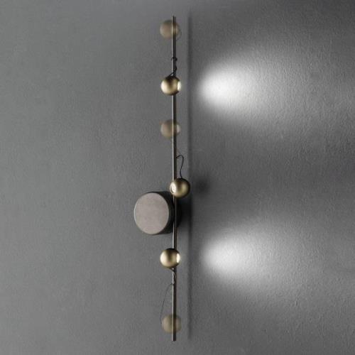 LED-Wandleuchte Magnetic B, bronze/gold