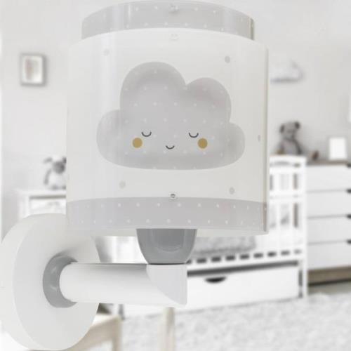 Dalber Baby Dreams Wandleuchte mit Stecker, grau