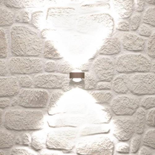 Puk Mini Wall LED 2x8W Linsen klar, nickel matt