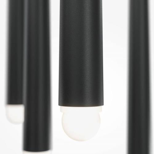 Maytoni Cascade LED-Hängeleuchte, schwarz, 5-flammig