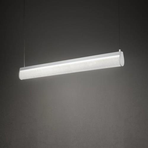 Slamp LED-Pendellampe Modula, kristall, hellgrau