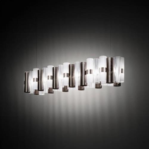 Slamp LED-Hängelampe La Lollo, zinnfarben, 140 cm