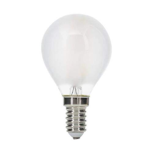 LED-Tropfenlampe E14 4,5W matt 2.700K dimmbar