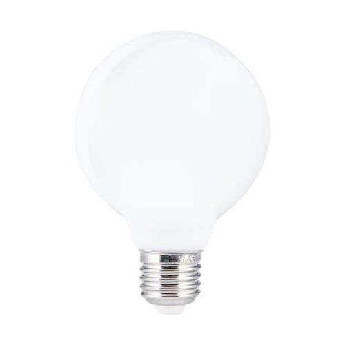 LED-Globelampe E27 8W G95 2.700K opal dimmbar