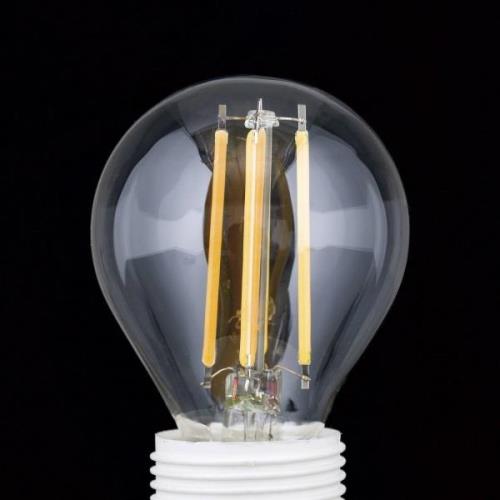 LED-Leuchtmittel Filament E27 G45 klar 6W 827 720lm dimmbar